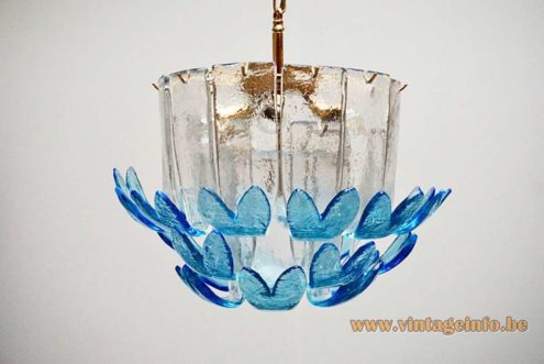 Alfredo Barbini Murano Chandelier 1