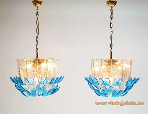 Alfredo Barbini Murano Chandelier 3