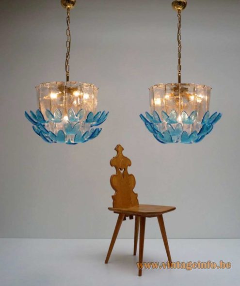 Alfredo Barbini Murano Chandelier 4
