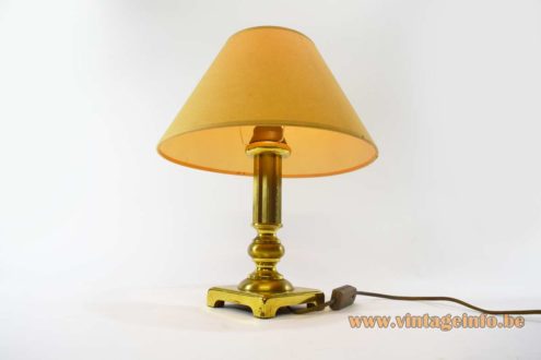 Erwi 1980s Brass Table Lamp 6