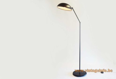 Hala Black Dish Floor Lamp 1