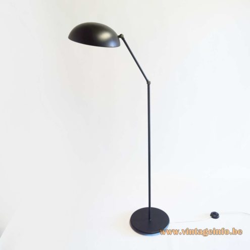 Hala Black Dish Floor Lamp 2