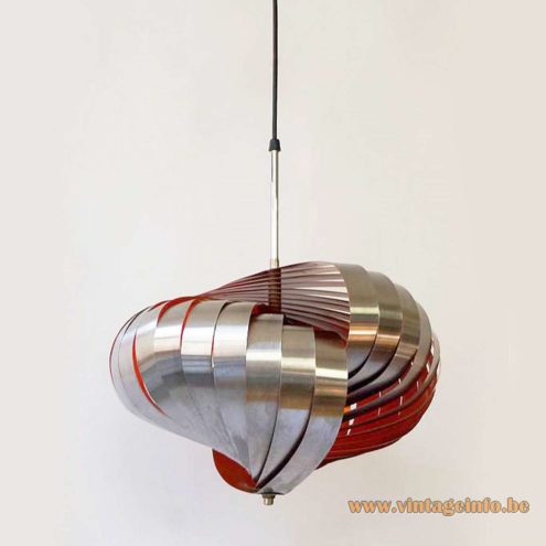Henri Mathieu Spiral Kinetics Pendant Lamp 1