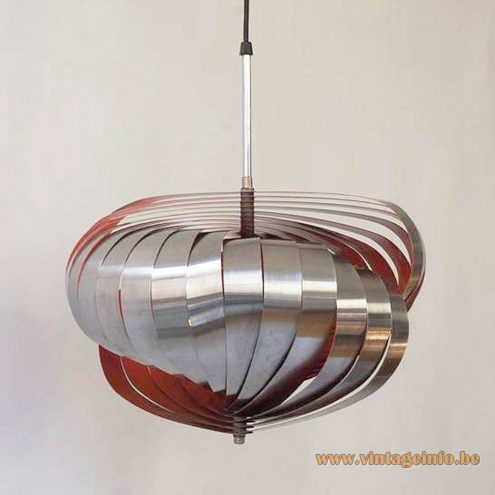 Henri Mathieu Spiral Kinetics Pendant Lamp 2