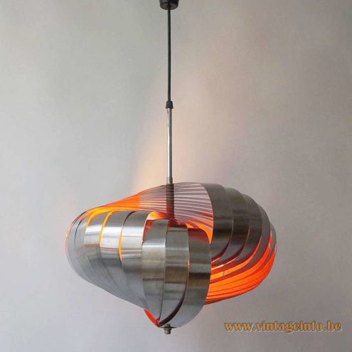 Henri Mathieu Spiral Kinetics Pendant Lamp 3