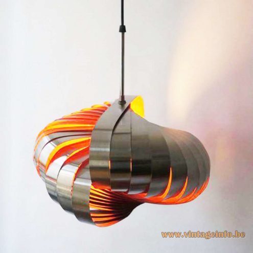 Henri Mathieu Spiral Kinetics Pendant Lamp 6