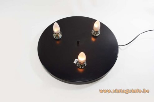 70s Hala Triple Cone Flush Mount 3