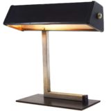 1960s trapezium desk lamp geometric light flat base chrome square rod 1950s MCM Mid-Century Modern Massive Belgium