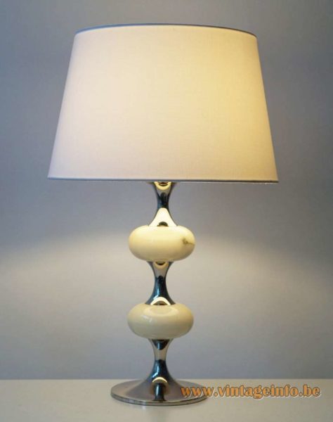 1970s White Onyx Table Lamp 6
