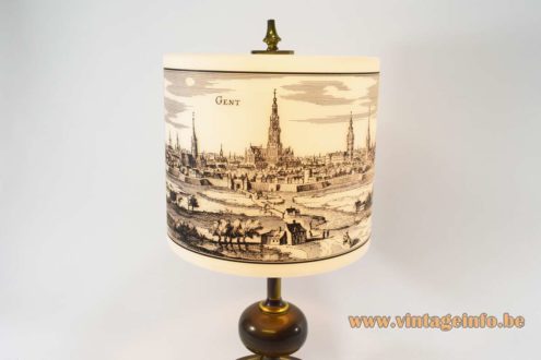 Antwerp Ghent Belgium 1950s Table Lamp 4
