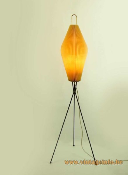 Celluloid Tripod Floor Lamp 5