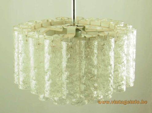 Doria 1960s Glass Tubes Chandelier 5