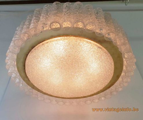 Doria Glass Tubes Flush Mount 1