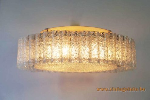 Doria Glass Tubes Flush Mount 6