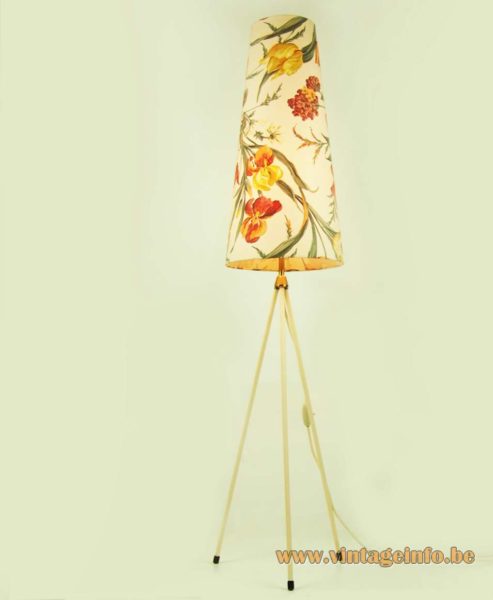 Floral Tripod Floor Lamp 5