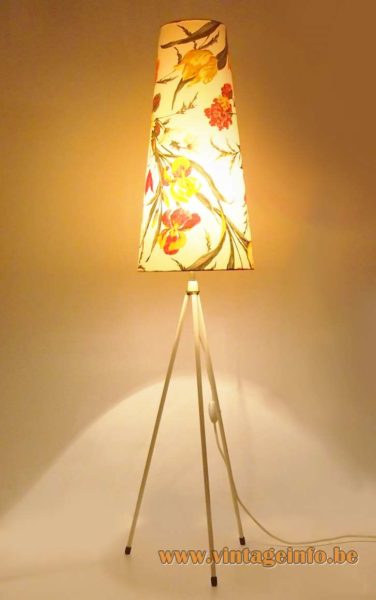 Floral Tripod Floor Lamp 6