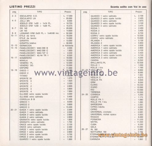 Greco Illuminazione 1965 Catalogue - page 30