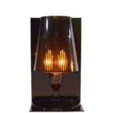 Kartell Take table lamp 2003 design: Ferruccio Laviani black translucent plastic Italy E14 socket 2000s