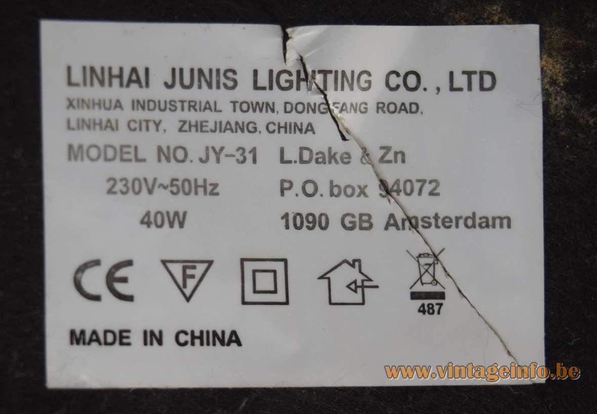 Linhai Junis Lighting Touch Table Lamp Jy 31 Vintageinfo All About Vintage Lighting