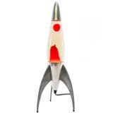 Mathmos Telstar lava lamp 1990s rocket table lamp Crestworth Astro E14 light bulb MCM