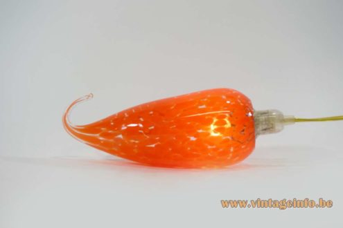 Mottled Glass Chilli Lamp 3
