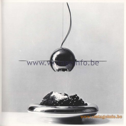 Quattrifolio Design Catalogue 1973 – Padacroma &  Padalinda pendant lamp
