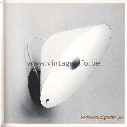 Quattrifolio Design Catalogue 1973 – Maleo wall lamp