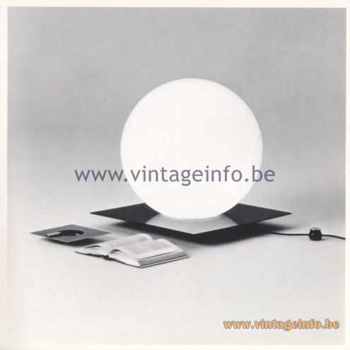 Quattrifolio Design Catalogue 1973 - Page 5 - Micòl Lamp