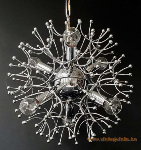 Sciolari Chrome Sputnik Chandelier 3