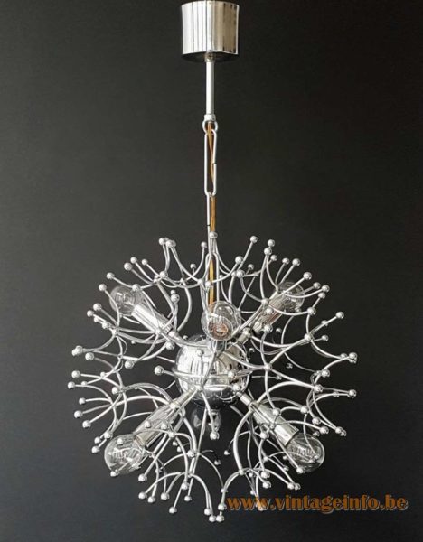 Sciolari Chrome Sputnik Chandelier 4