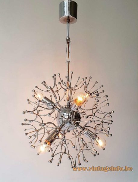 Sciolari Chrome Sputnik Chandelier 5