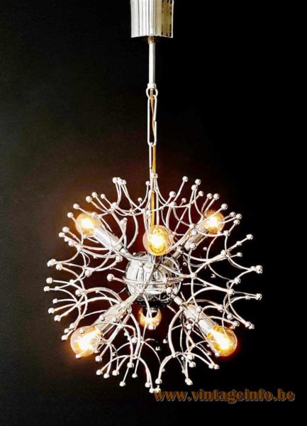 Sciolari Chrome Sputnik Chandelier 6