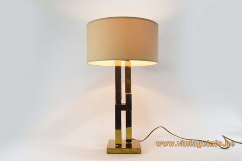 Touch Sensitive Romeo Rega Brass Table Lamp 1