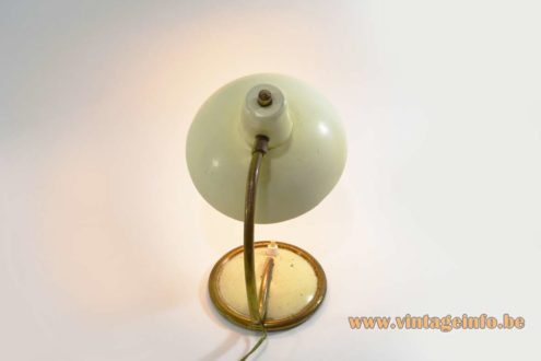 1950s Brass And Aluminium Bedside Lamp 2