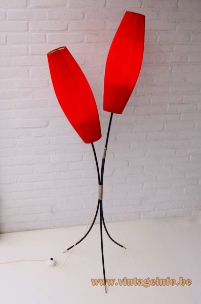 Aro Leuchte Tripod Celluloid Floor Lamp 2 1