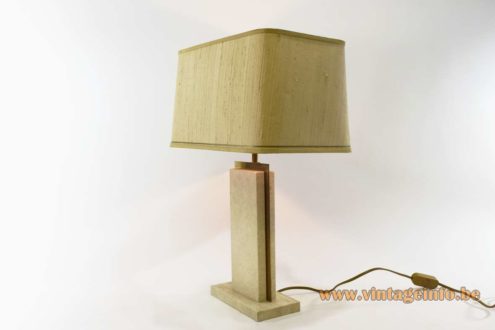 Camille Breesch Travertine Table Lamp 5