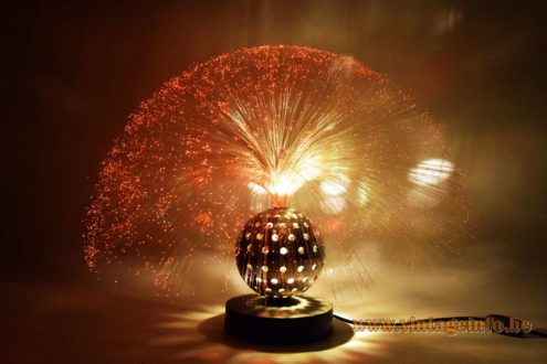 Cima Fiber Optic Globe Table Lamp 7