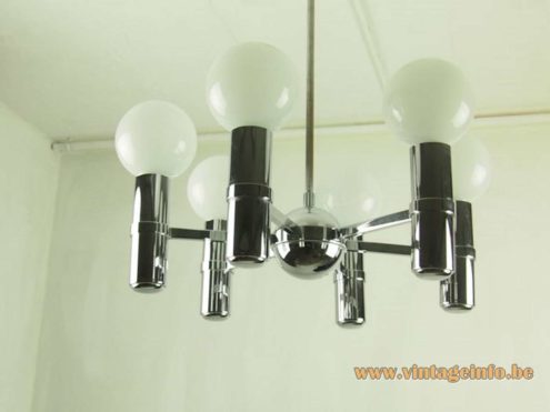 Hustadt Leuchten Chrome Chandelier 3