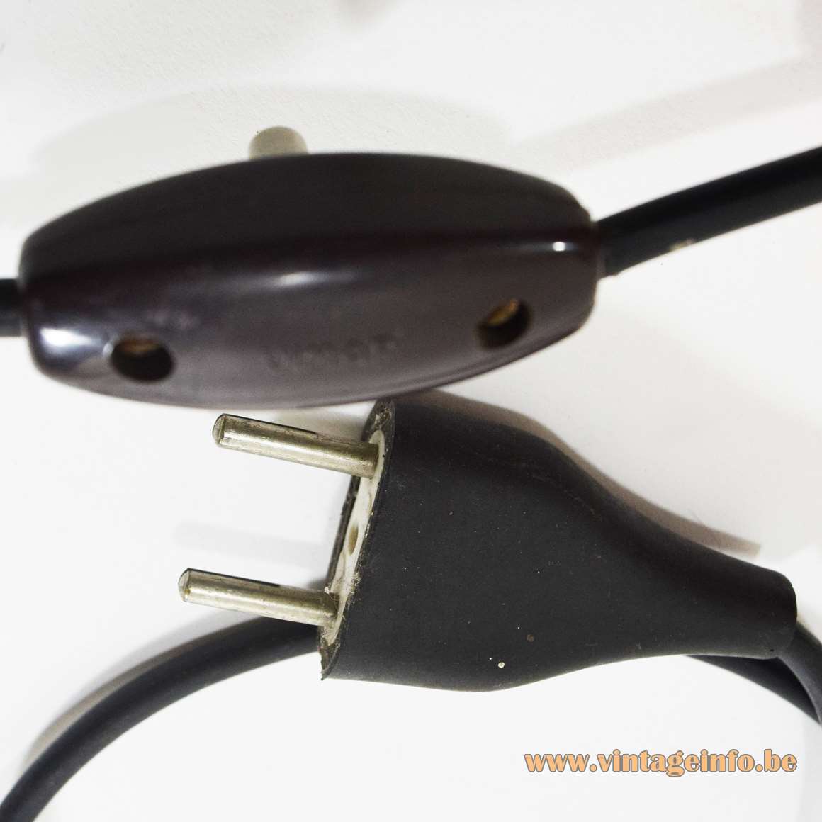 Rotating Fiber Optic Table Lamp - Vimar switch and plug