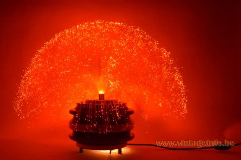 Rotating Fiber Optic Table Lamp 2