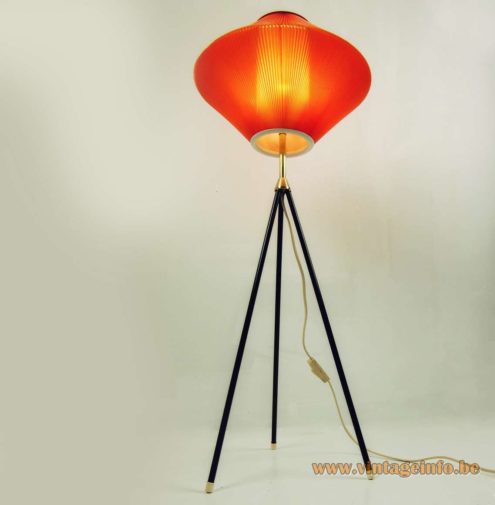 Tripod Celluloid Floor Lamp 4