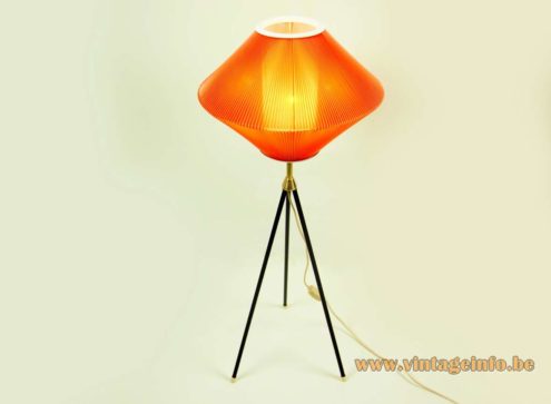 Tripod Celluloid Floor Lamp 6