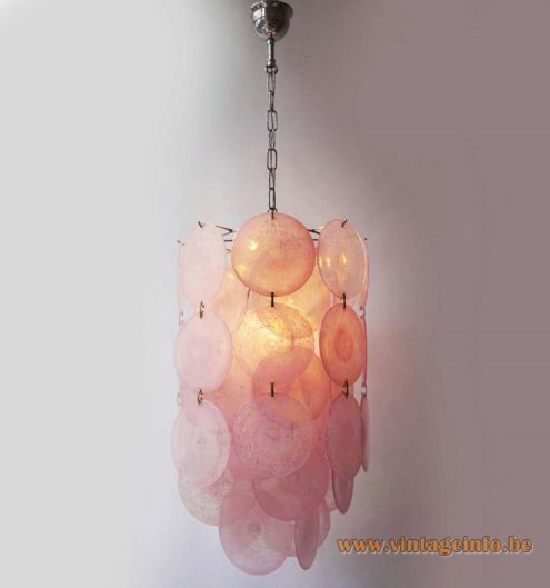 1960s Murano Discs Chandelier 1