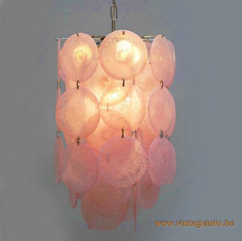 1960s Murano Discs Chandelier 5