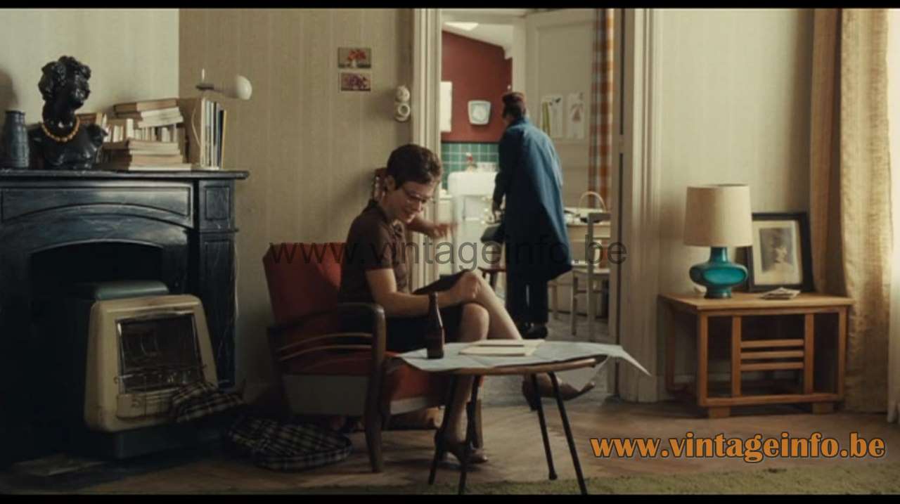 1970s Cosack globe desk lamp was used as a prop in the film Sœur Sourire (2009)