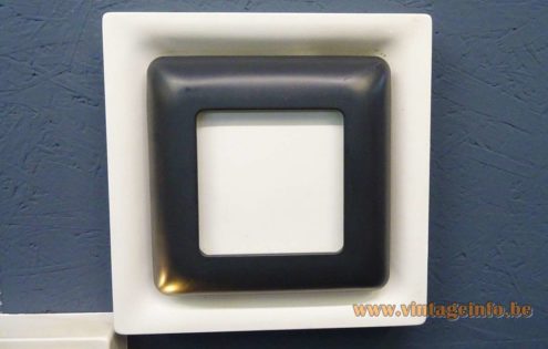 1970s Doria Square Metal Wall Lamp 6