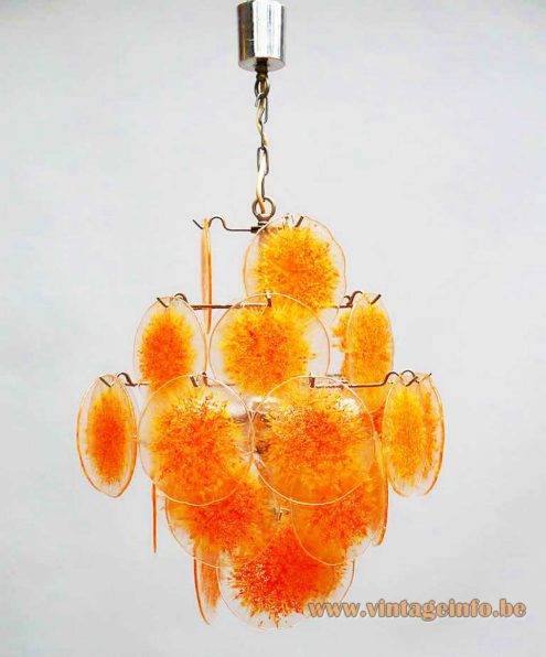 27 Discs Murano Chandelier 4