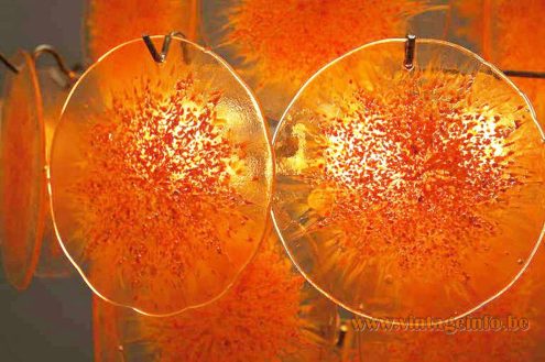 27 Discs Murano Chandelier 5