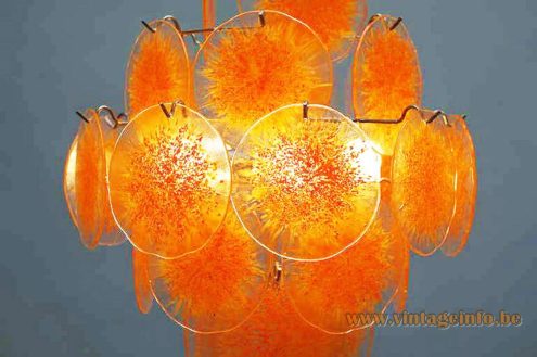 27 Discs Murano Chandelier 6