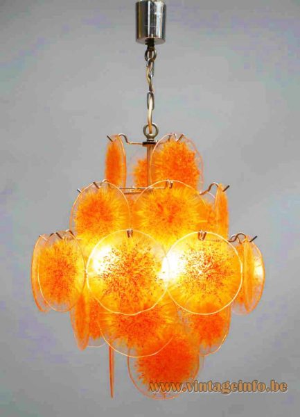 27 Discs Murano Chandelier 7